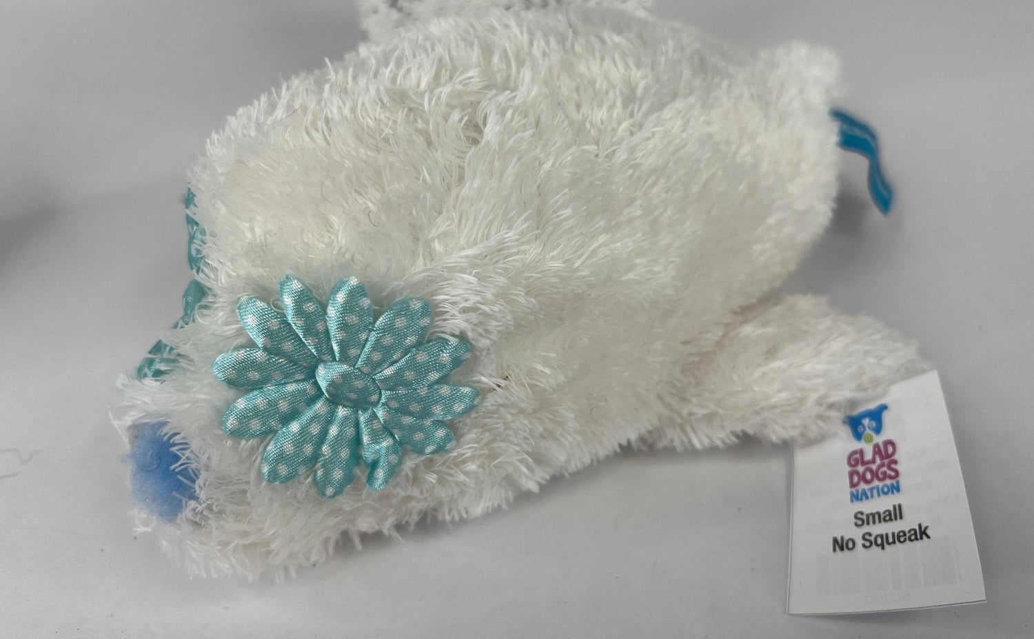 Small Stuffed NO SQUEAK Quiet Zone Dog Toys for Dogs 10-30 lbs.