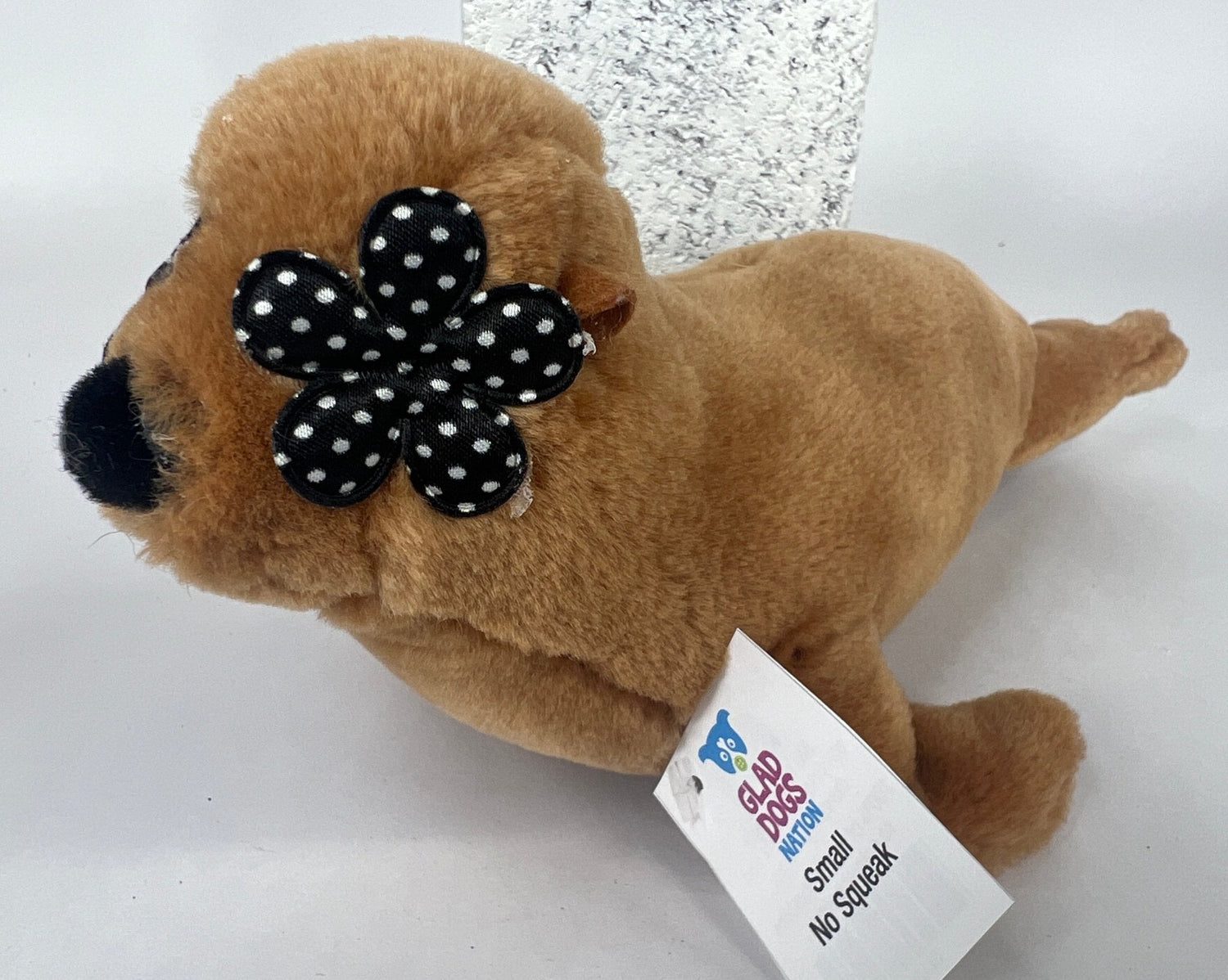 Small Stuffed NO SQUEAK Quiet Zone Dog Toys for Dogs 10-30 lbs.