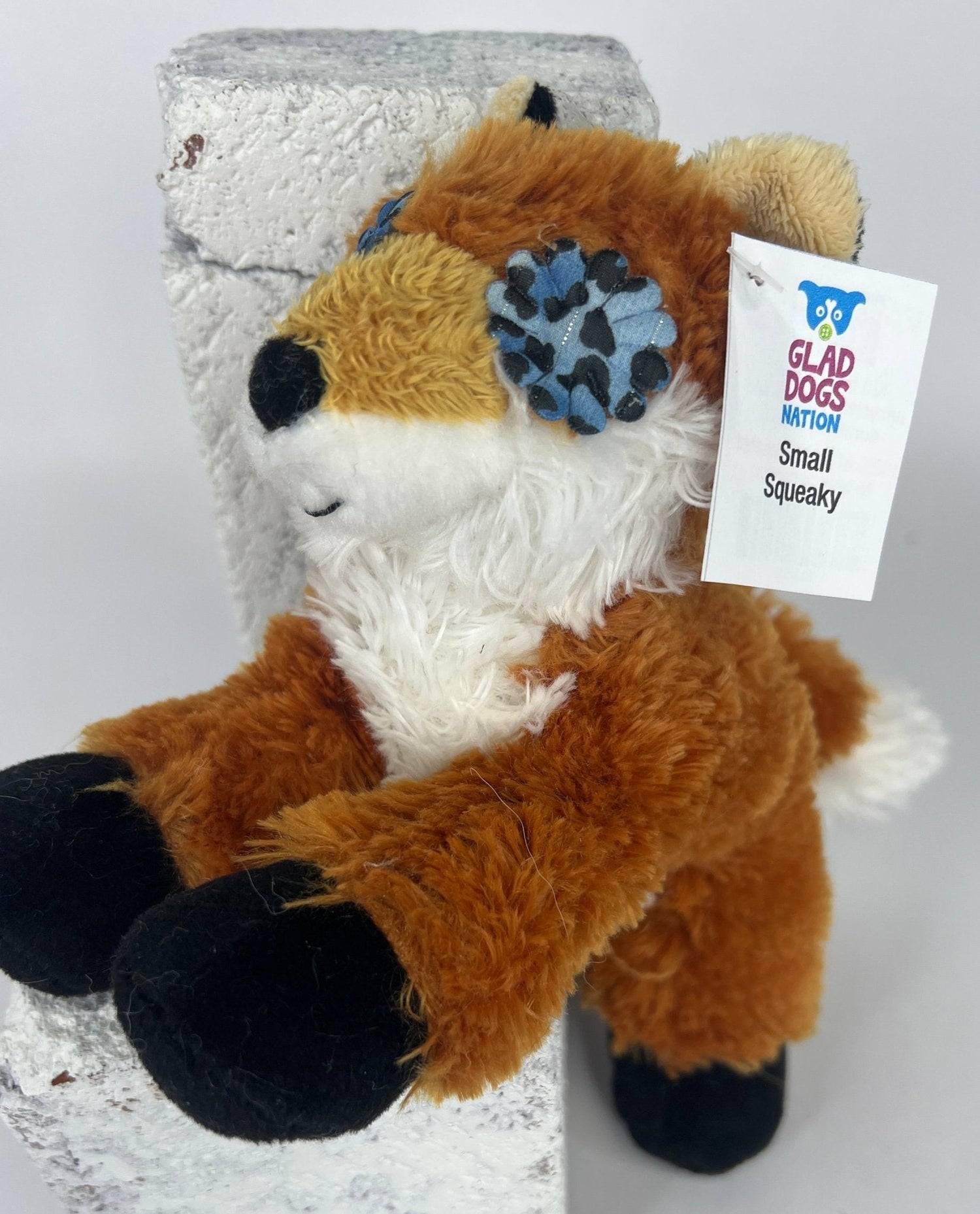 Small Stuffed SQUEAKY Dog &amp; Puppy Toys / 10-30 lbs.