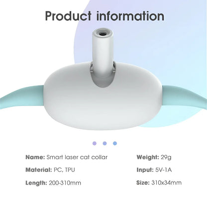 Smart Laser Cat Collar Interactive Usb Training Toy