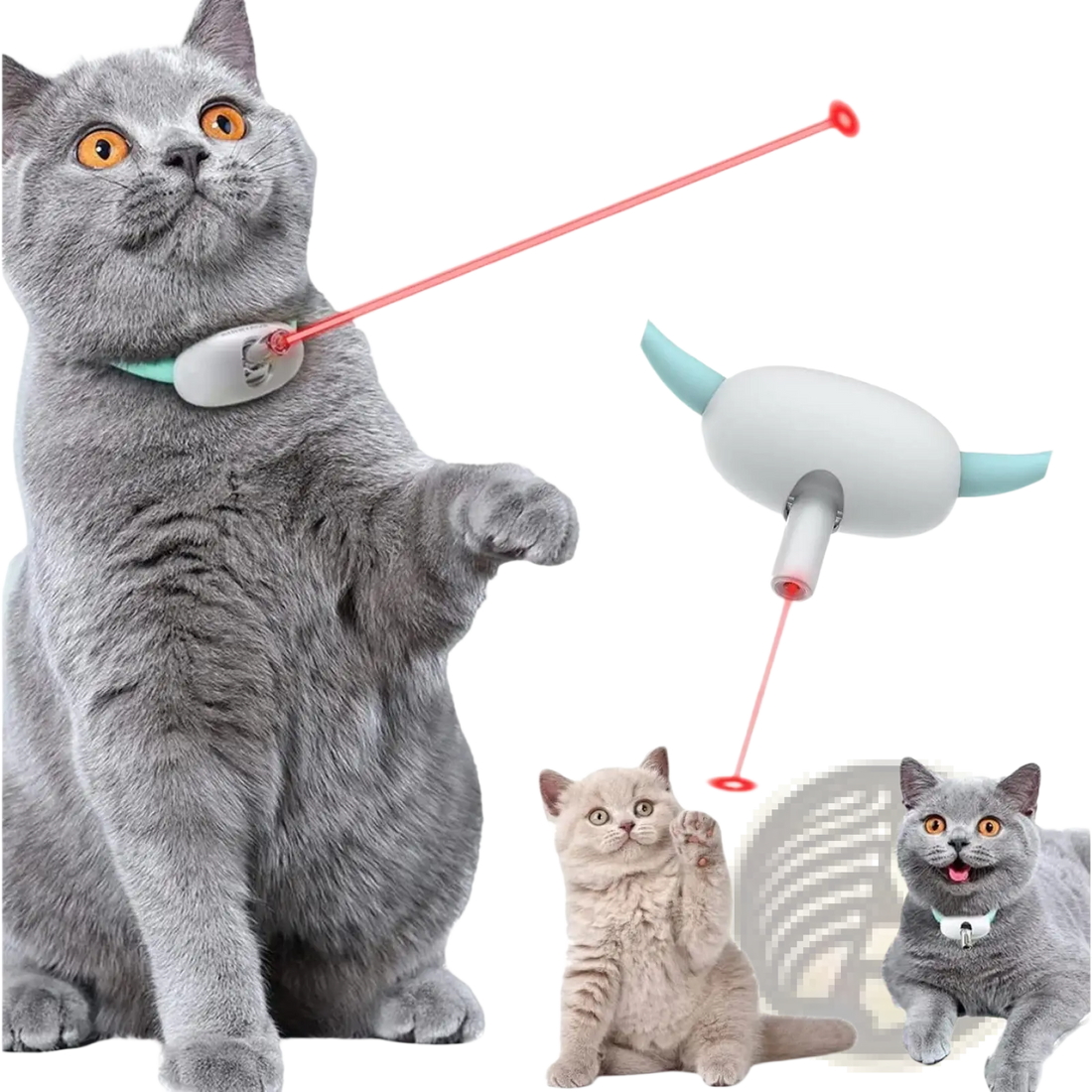 Smart Laser Cat Collar Interactive Usb Training Toy