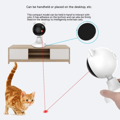 Smart Laser Cat Teaser Toy Usb Rechargeable Abs