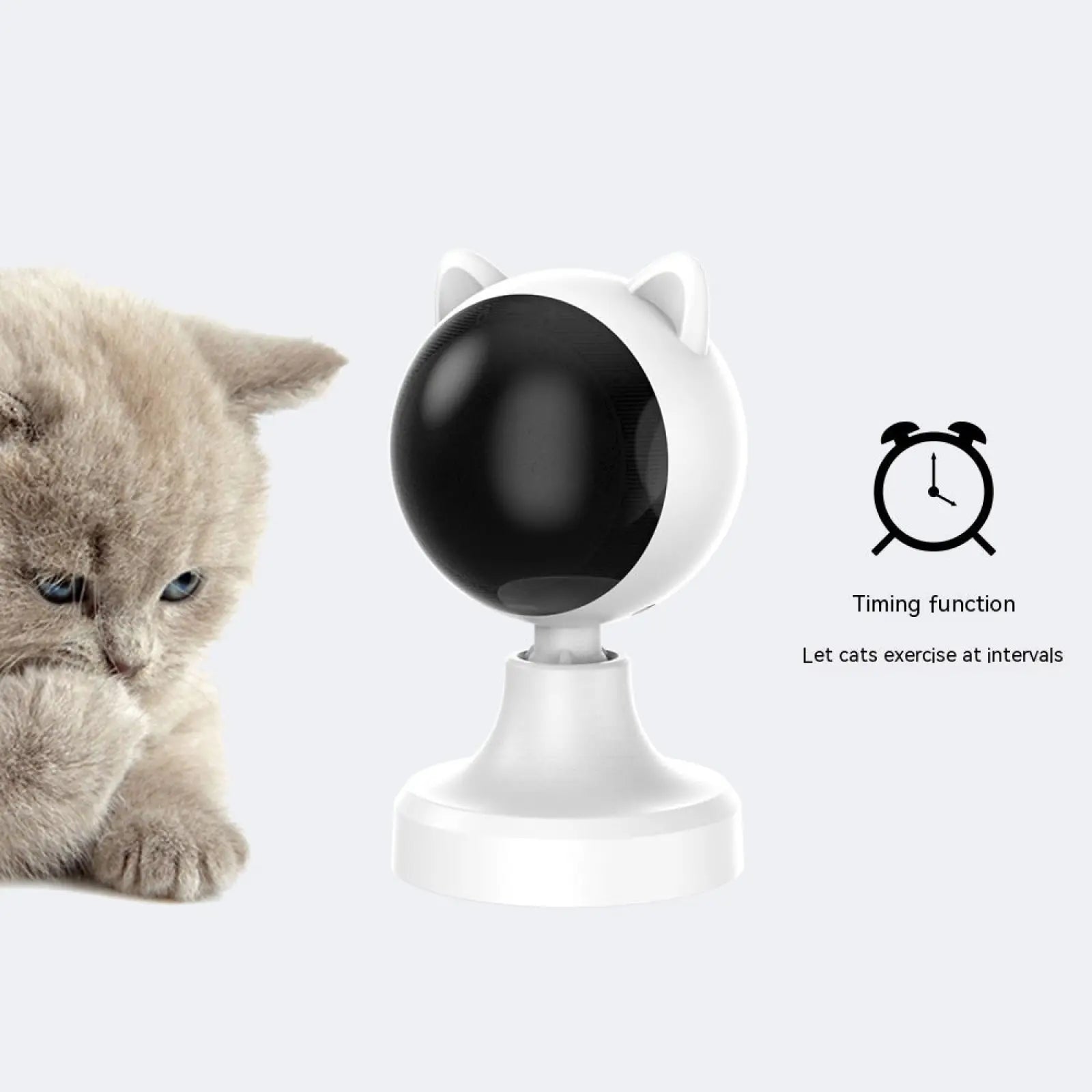 Smart Laser Cat Teaser Toy Usb Rechargeable Abs