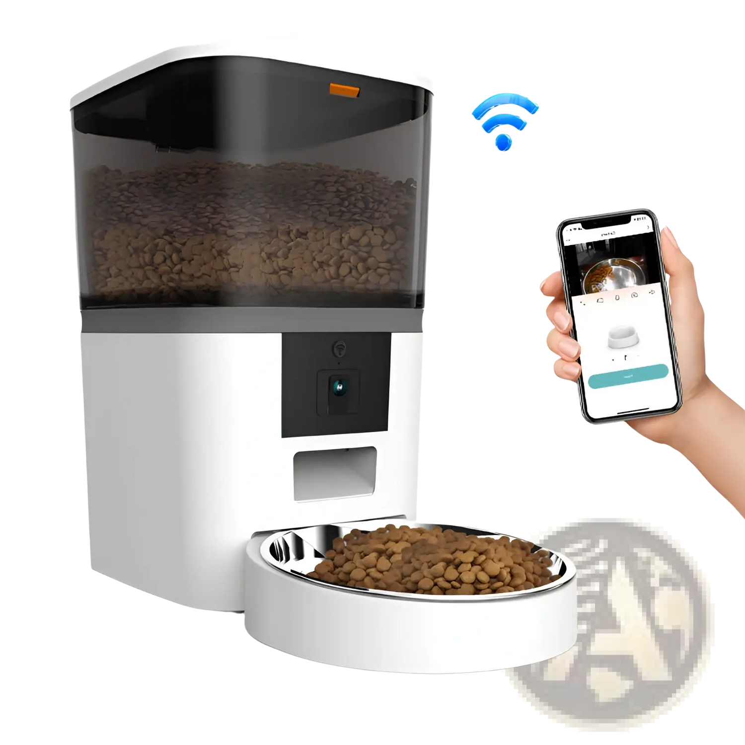 Smart Pet Feeder with Camera and Video Monitoring