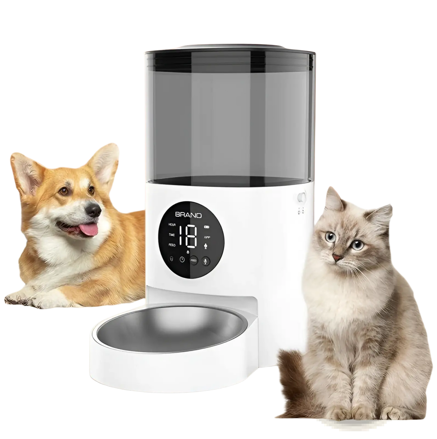 Smart Wifi Pet Feeder 4.5l for Cats and Dogs