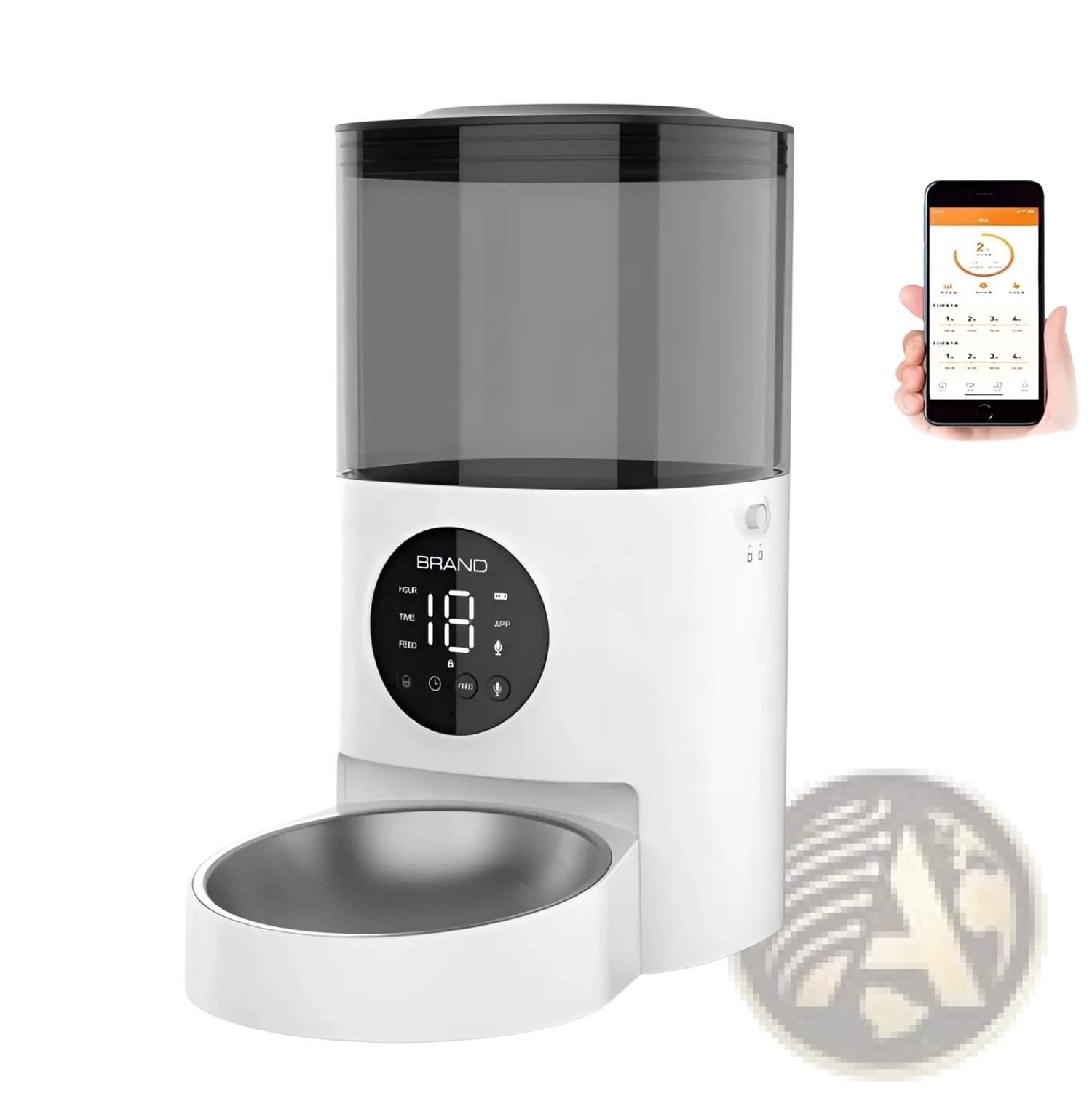 Smart Wifi Pet Feeder 4.5l for Cats and Dogs