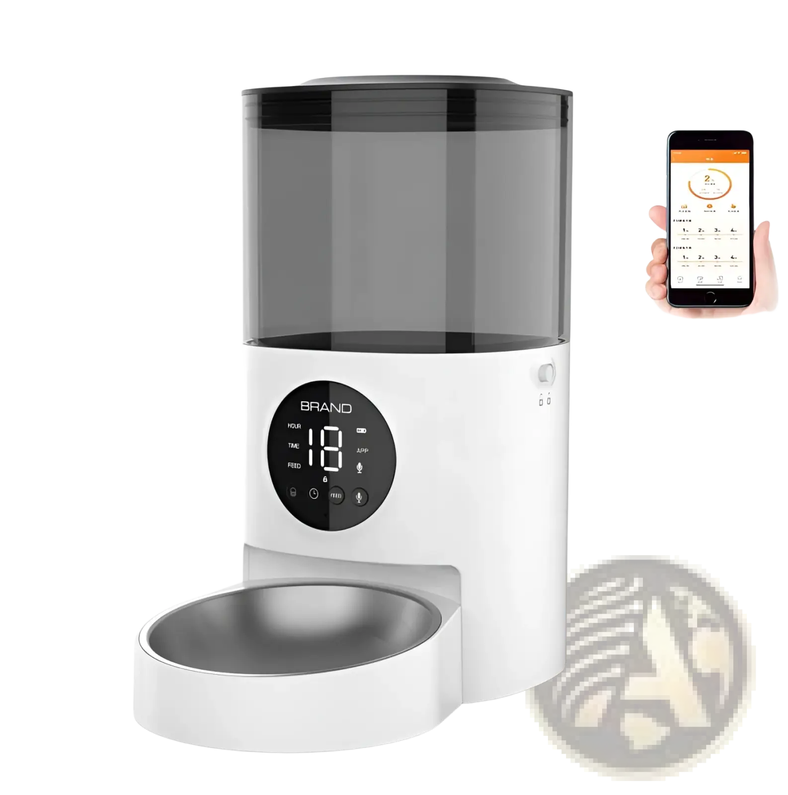 Smart Wifi Pet Feeder 4.5l for Cats and Dogs