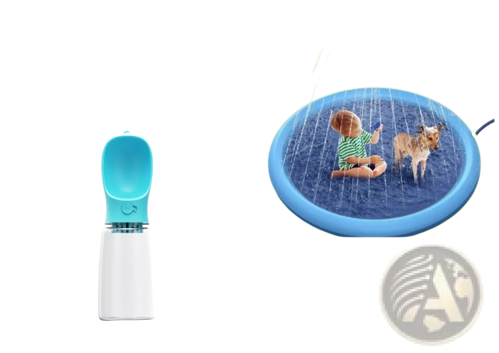 Splash Pad Non-slip Inflatable Dog Sprinkler Mat