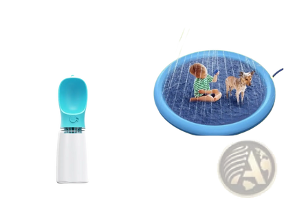 Splash Pad Non-slip Inflatable Dog Sprinkler Mat