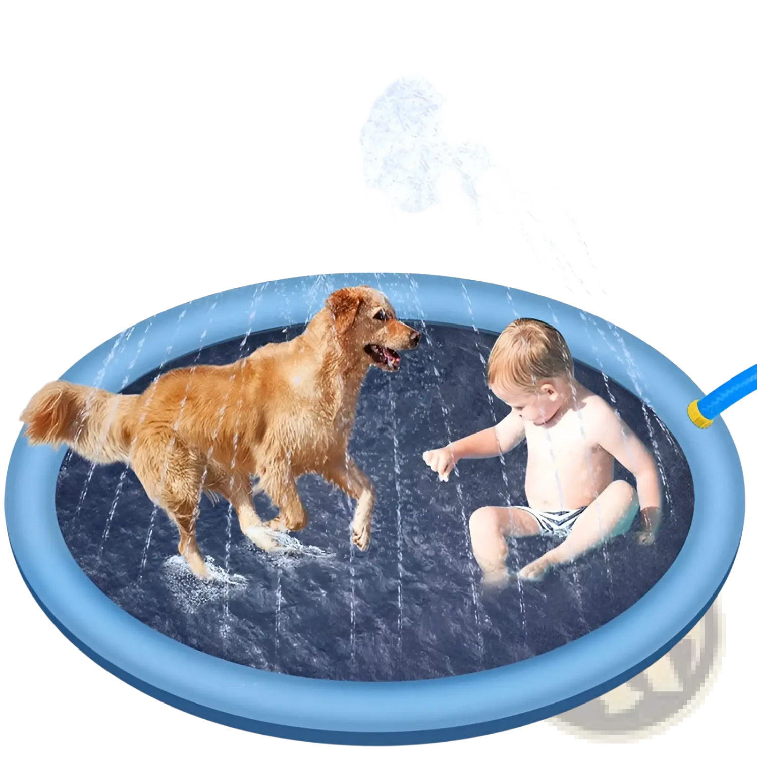 Splash Pad Non-slip Inflatable Dog Sprinkler Mat