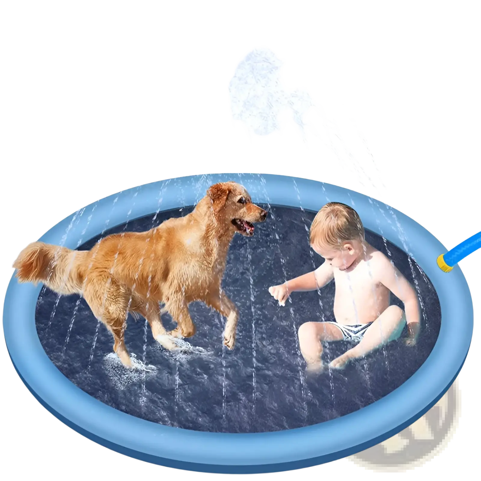 Splash Pad Non-slip Inflatable Dog Sprinkler Mat