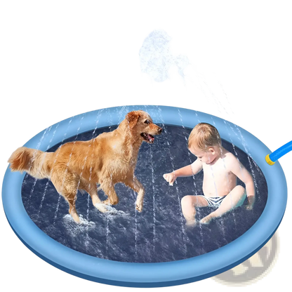 Splash Pad Non-slip Inflatable Dog Sprinkler Mat
