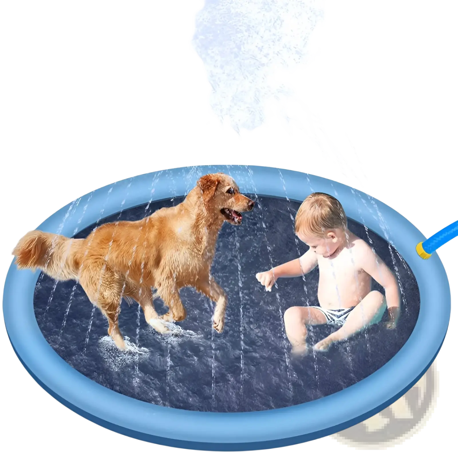 Splash Pad Non-slip Inflatable Dog Sprinkler Mat