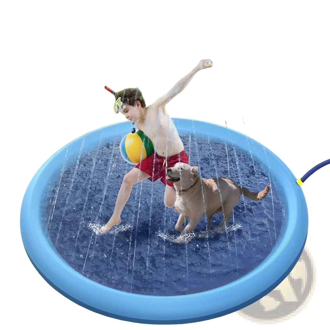 Splash Pad Non-slip Inflatable Dog Sprinkler Mat