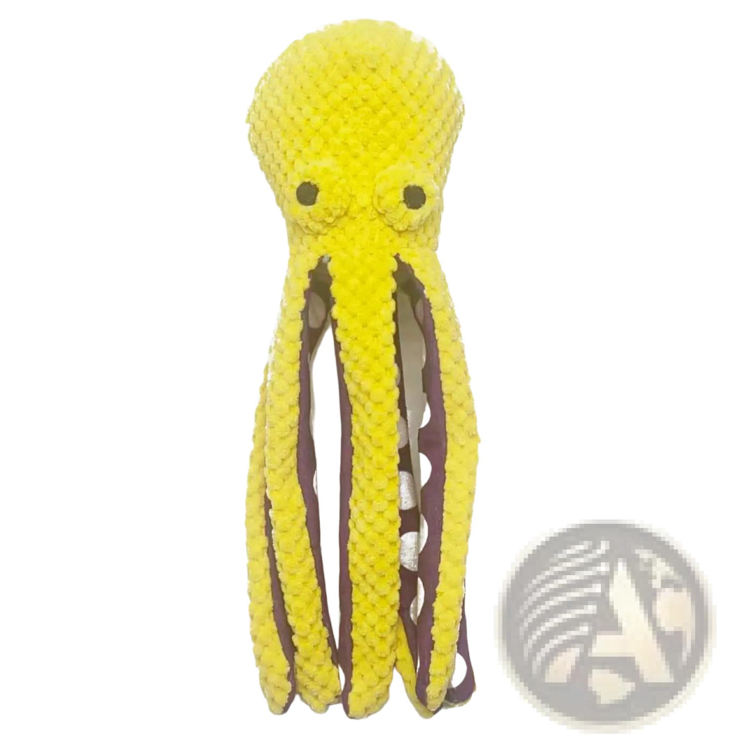 Squeaky Octopus Plush Pet Toy with Textured Fabric