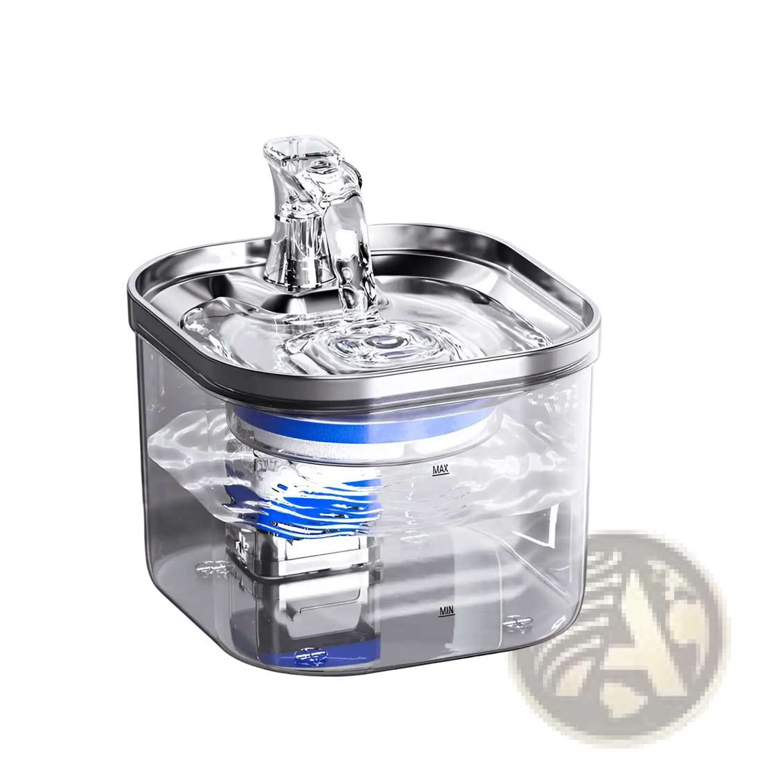 Stainless Steel Cat Water Fountain Automatic Pet Dispenser