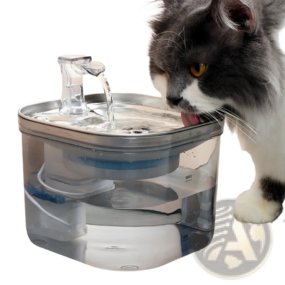 Stainless Steel Cat Water Fountain Automatic Pet Dispenser