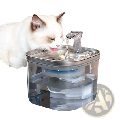 Stainless Steel Cat Water Fountain Automatic Pet Dispenser