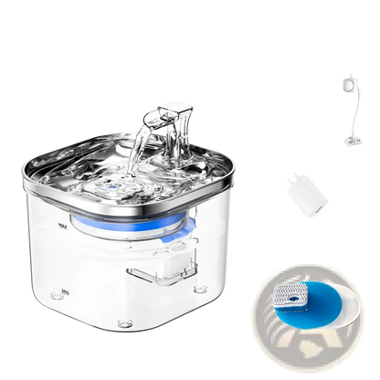 Stainless Steel Cat Water Fountain Automatic Pet Dispenser