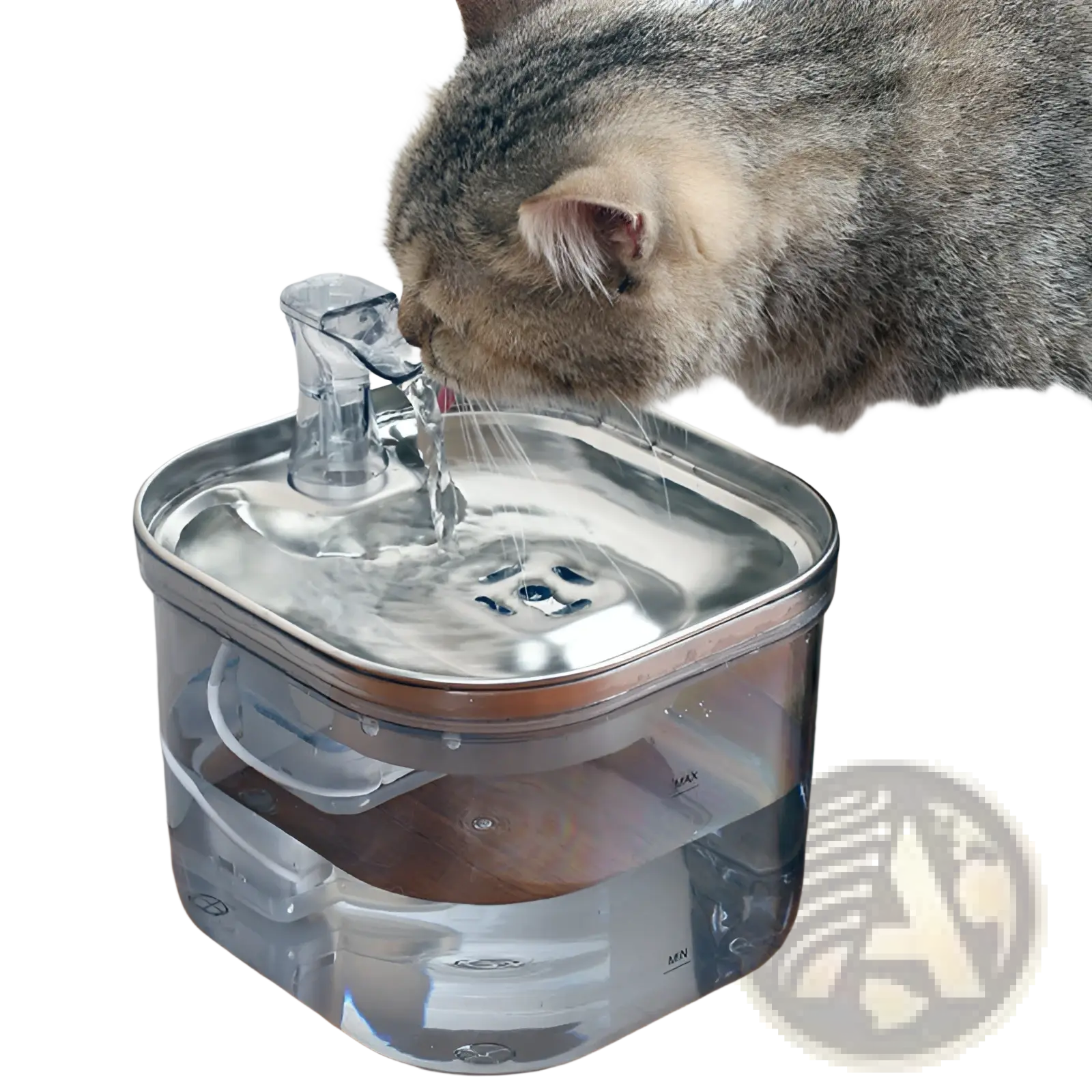 Stainless Steel Cat Water Fountain Automatic Pet Dispenser