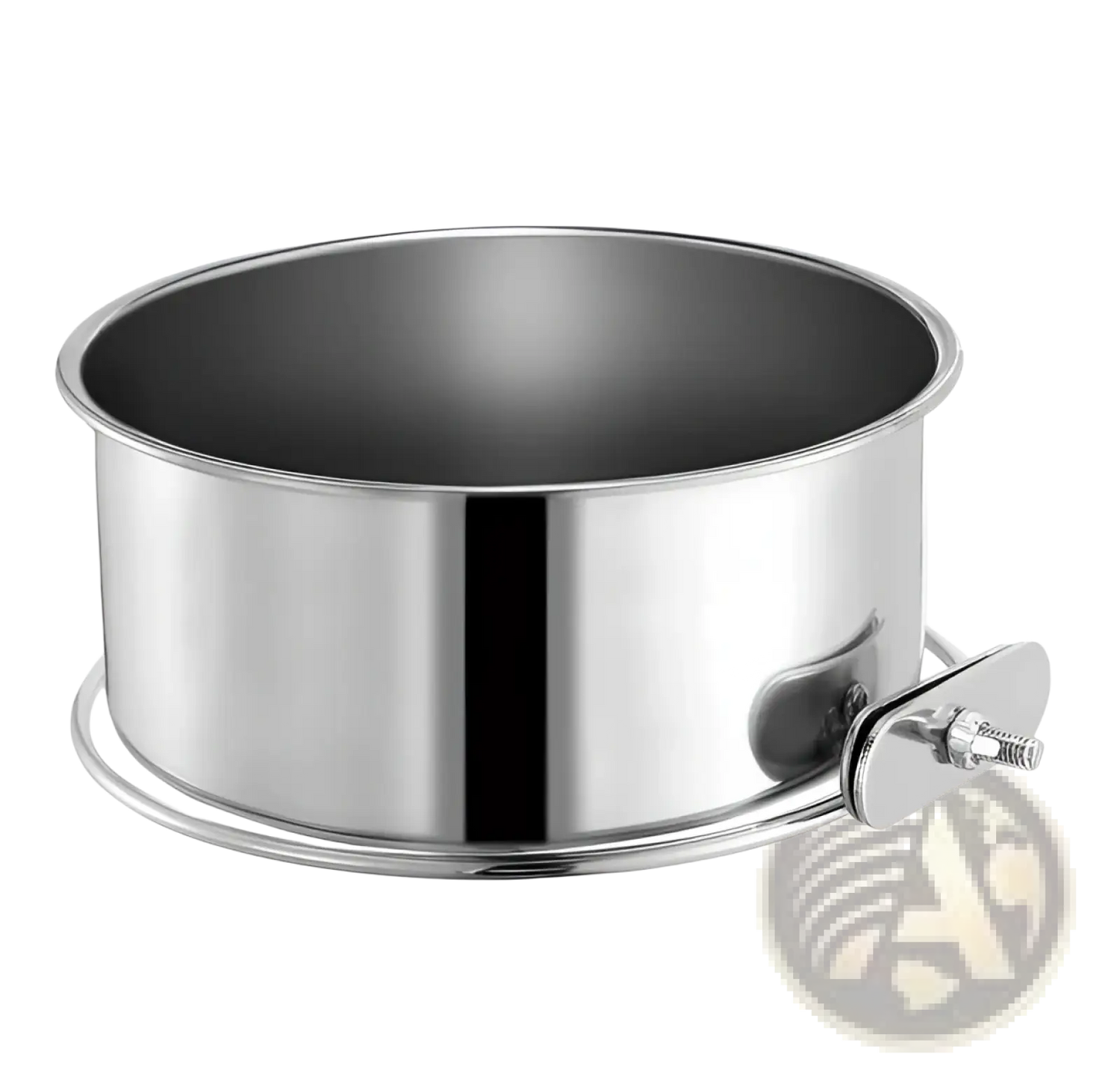 Stainless Steel Crate Dog Bowl Hanging Pet Food Dish