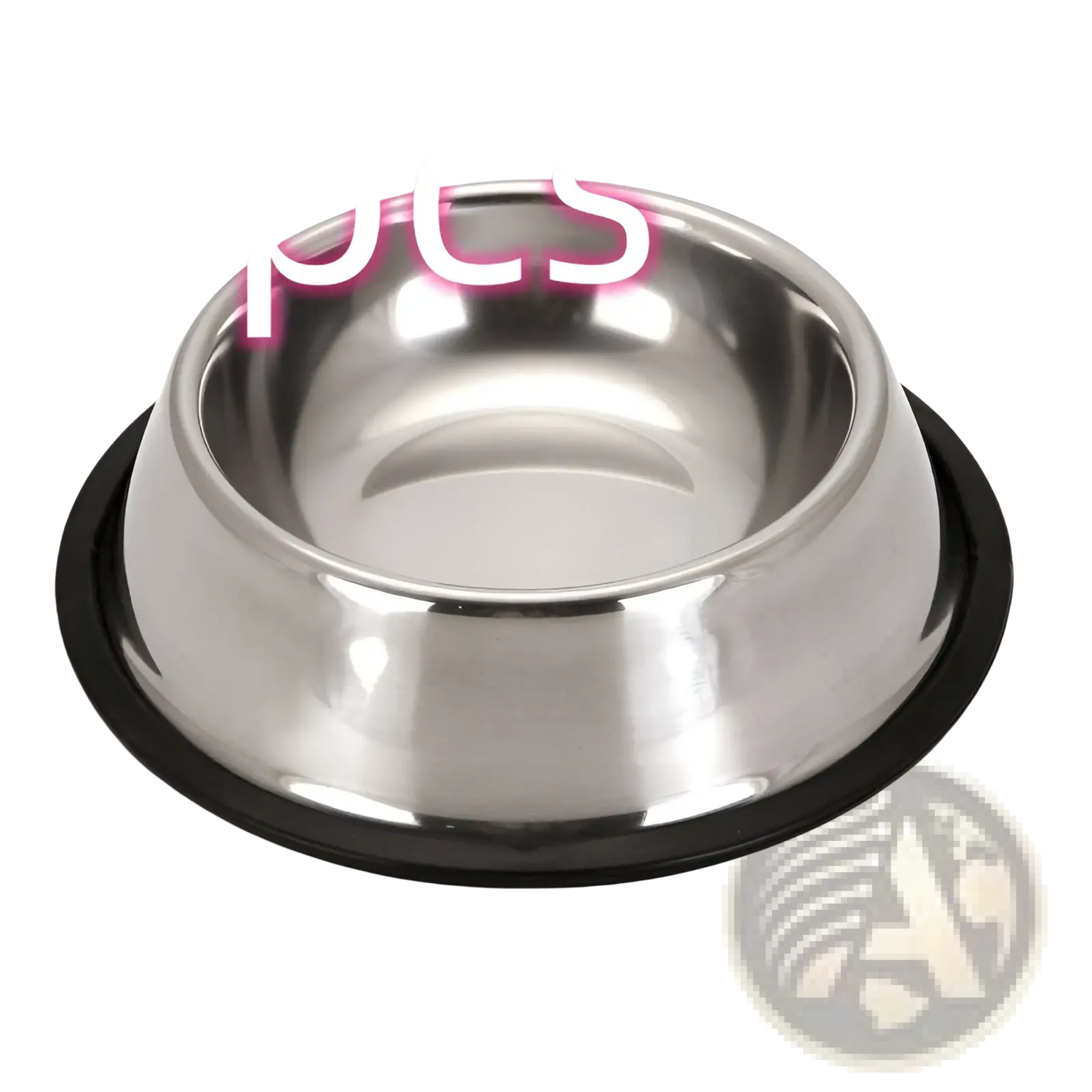 Stainless Steel Pet Bowls with Non Slip Rubber Base