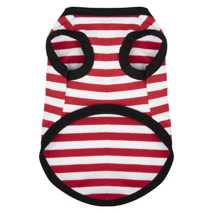 Striped Cotton Dog Vest Summer Pet Clothes