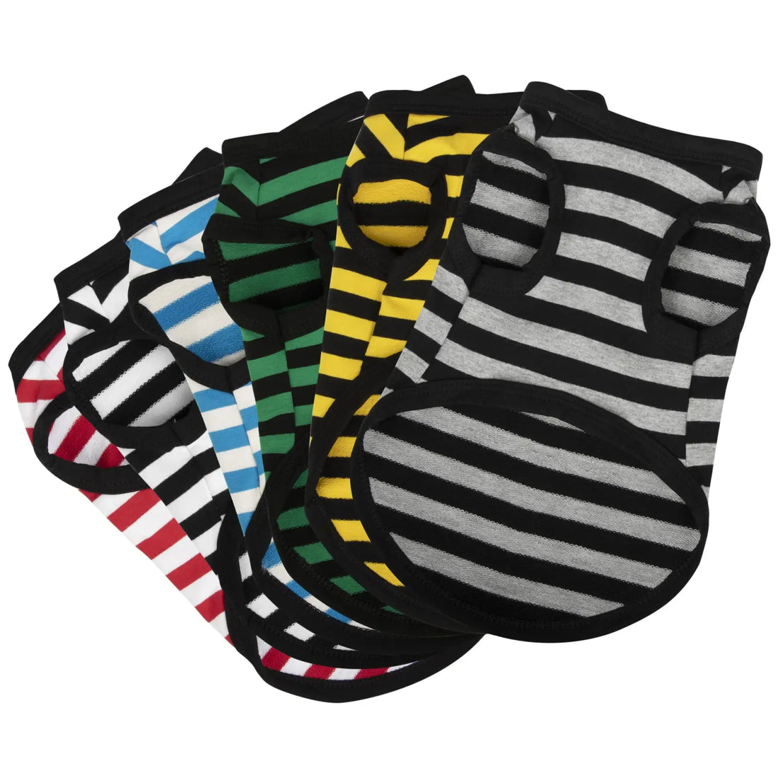 Striped Cotton Dog Vest Summer Pet Clothes