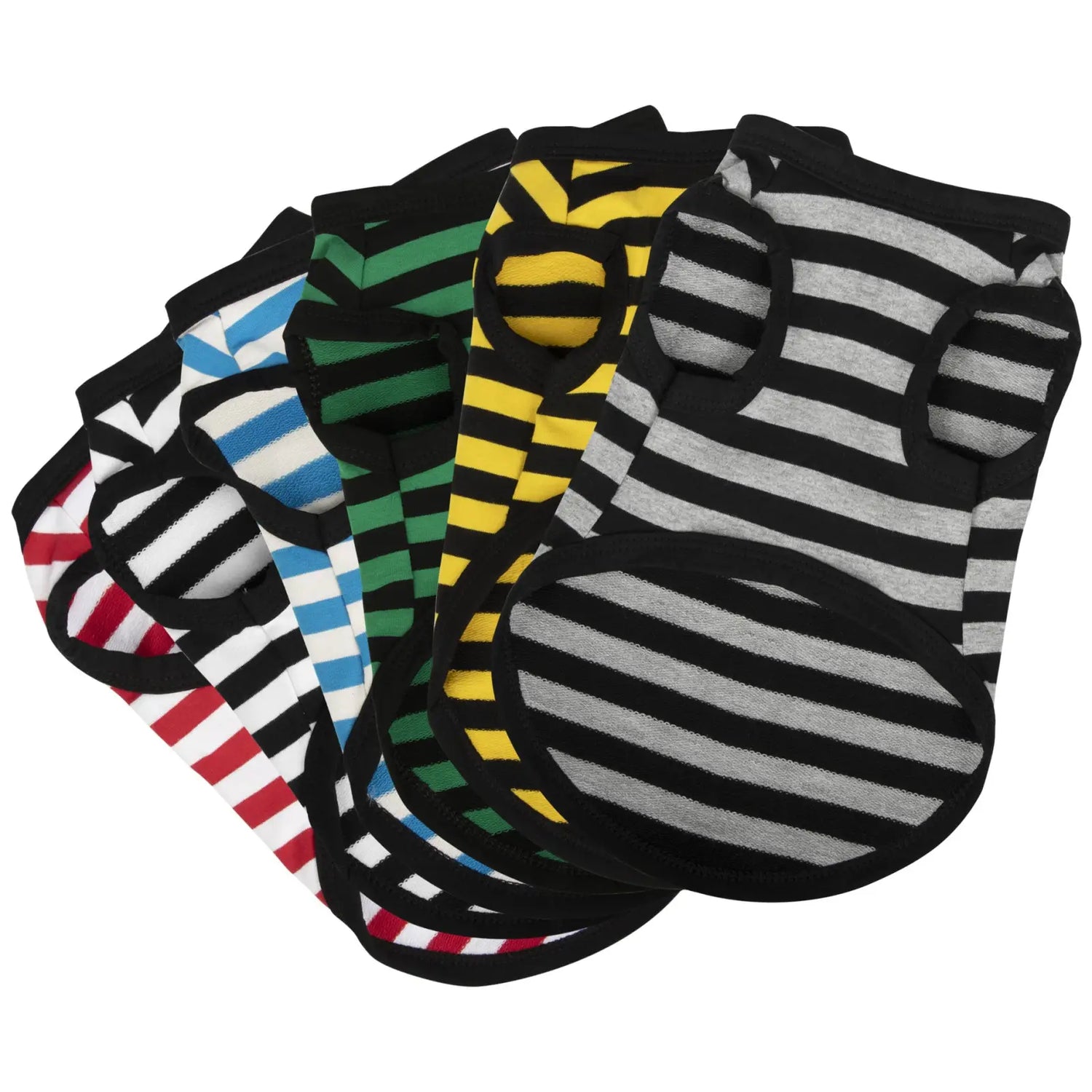 Striped Cotton Dog Vest Summer Pet Clothes
