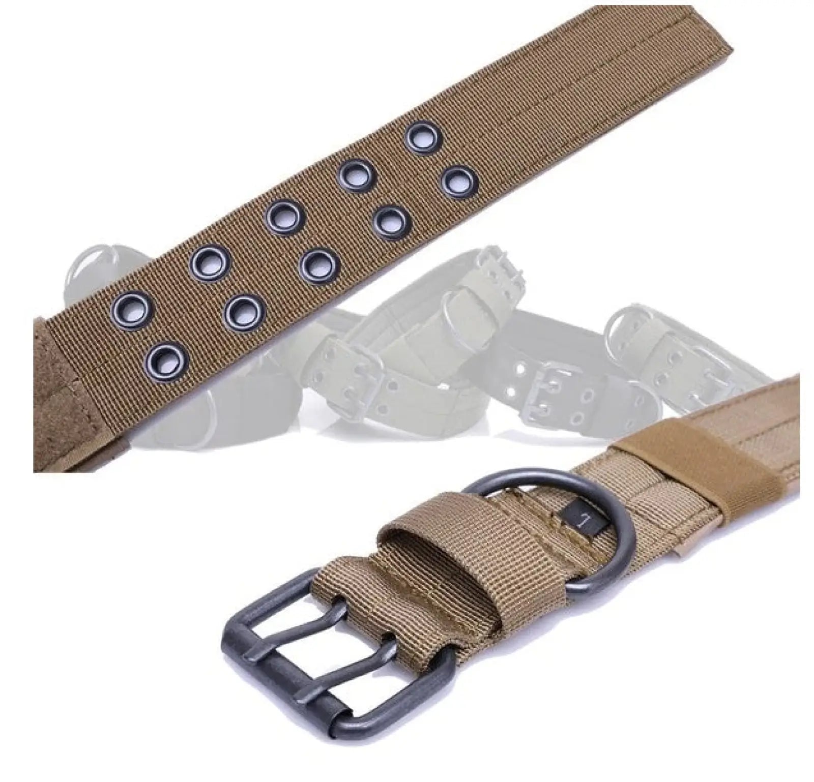 Tactical Dog Collar Heavy Duty Nylon Metal Buckle