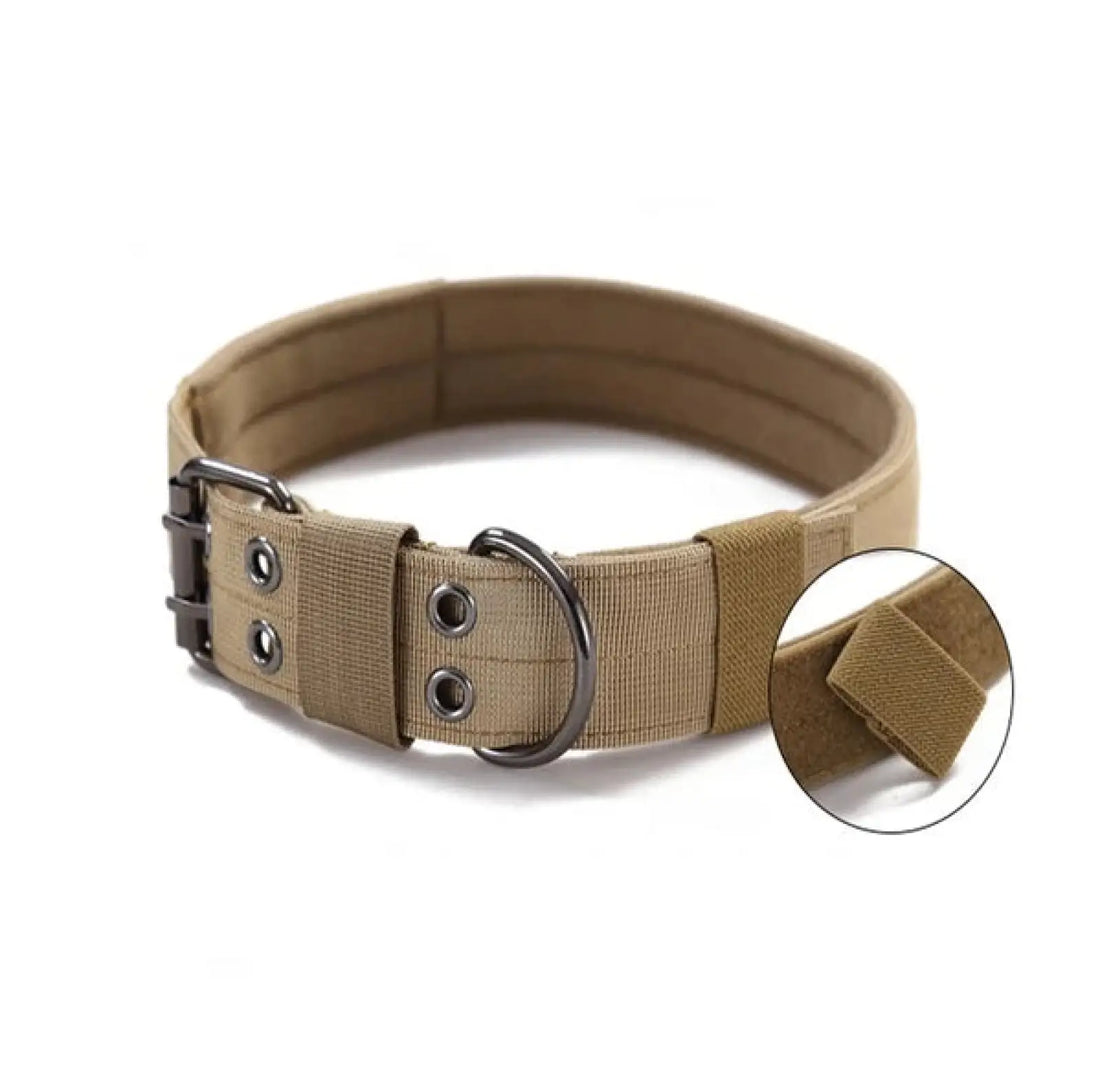 Tactical Dog Collar Heavy Duty Nylon Metal Buckle