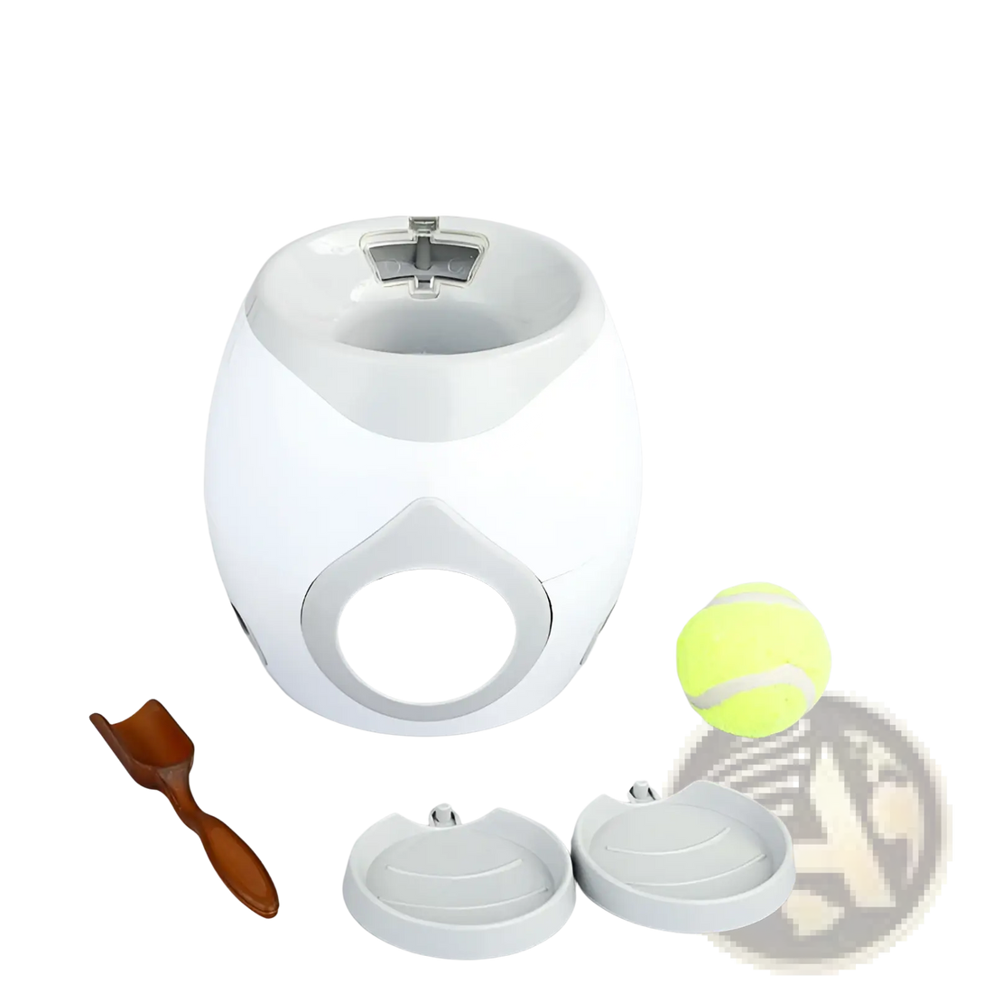 Tennis Ball Food Launcher and Smart Pet Feeder