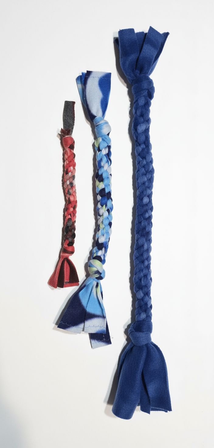 Small Fleece Pull Toy - for tiny and small dogs