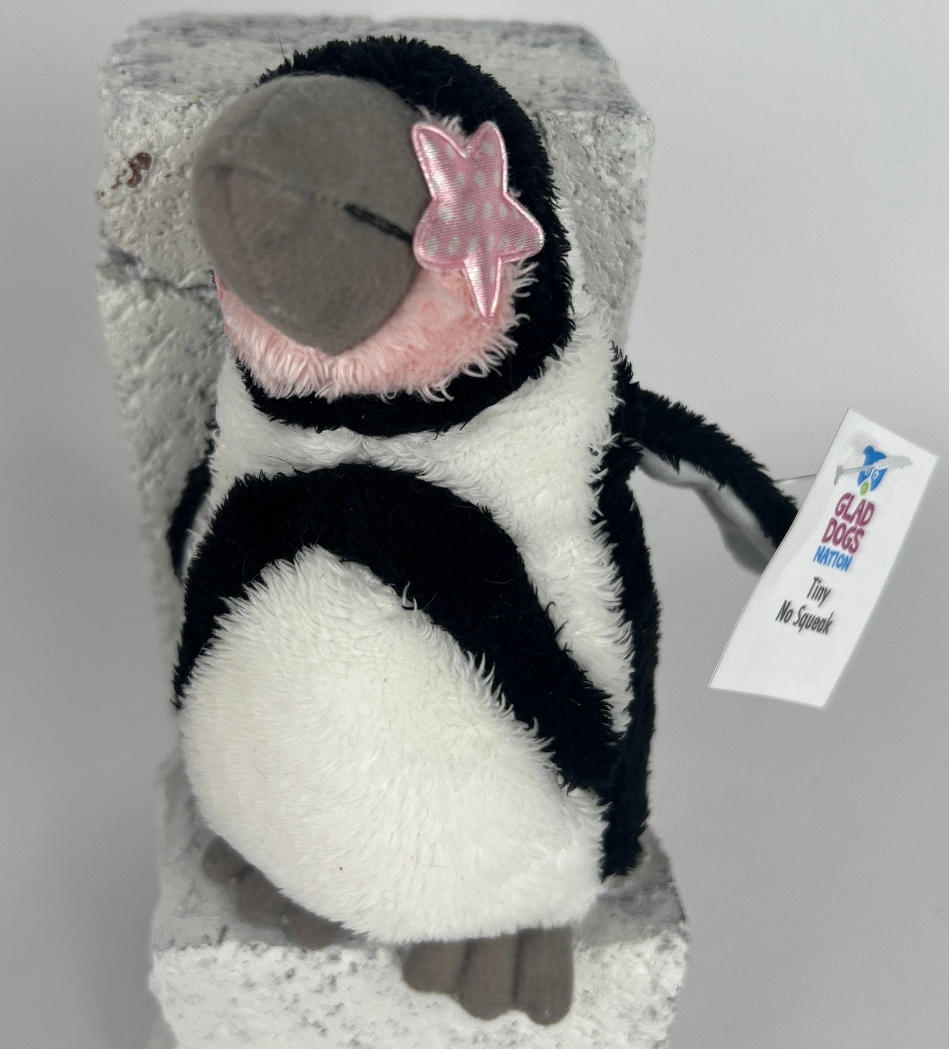 Tiny NO SQUEAK Stuffed Toy for Dogs &amp; Cats