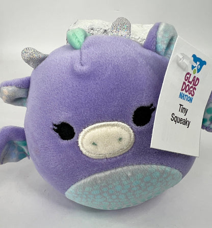 BOGO! Tiny Squishy Cuddlers Super Soft Plush Pet Toys: Squeak &amp; NO Squeak