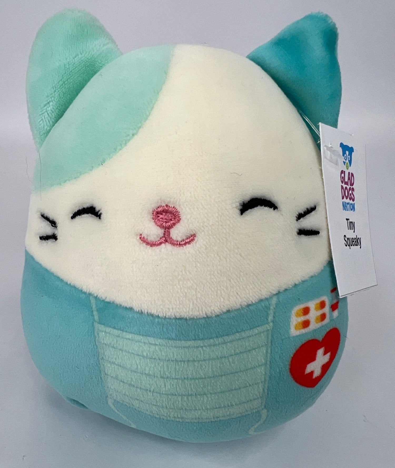 BOGO! Tiny Squishy Cuddlers Super Soft Plush Pet Toys: Squeak &amp; NO Squeak