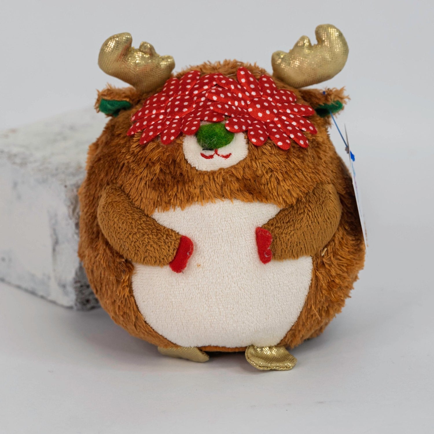 Tiny Stuffed &amp; SQUEAKY Plush Holiday Dog &amp; Cat Toys