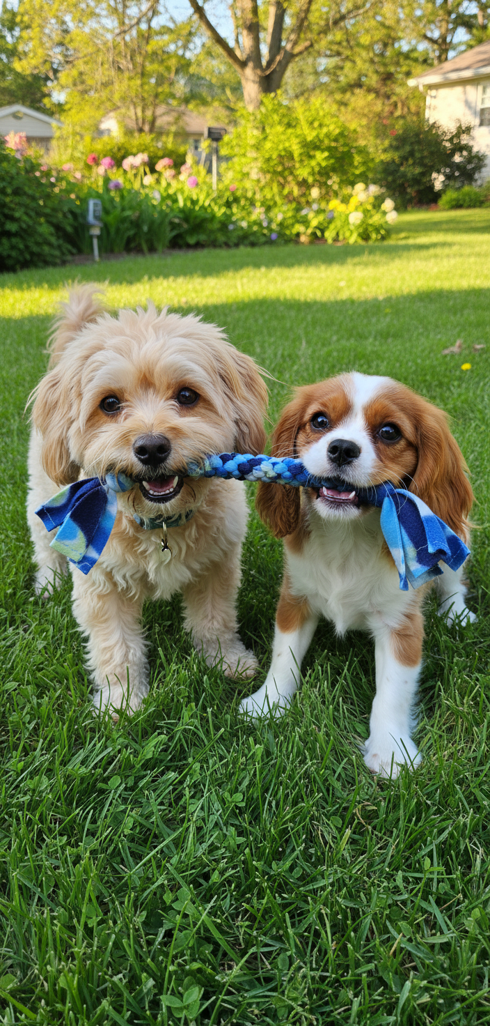 Small Fleece Pull Toy - for tiny and small dogs