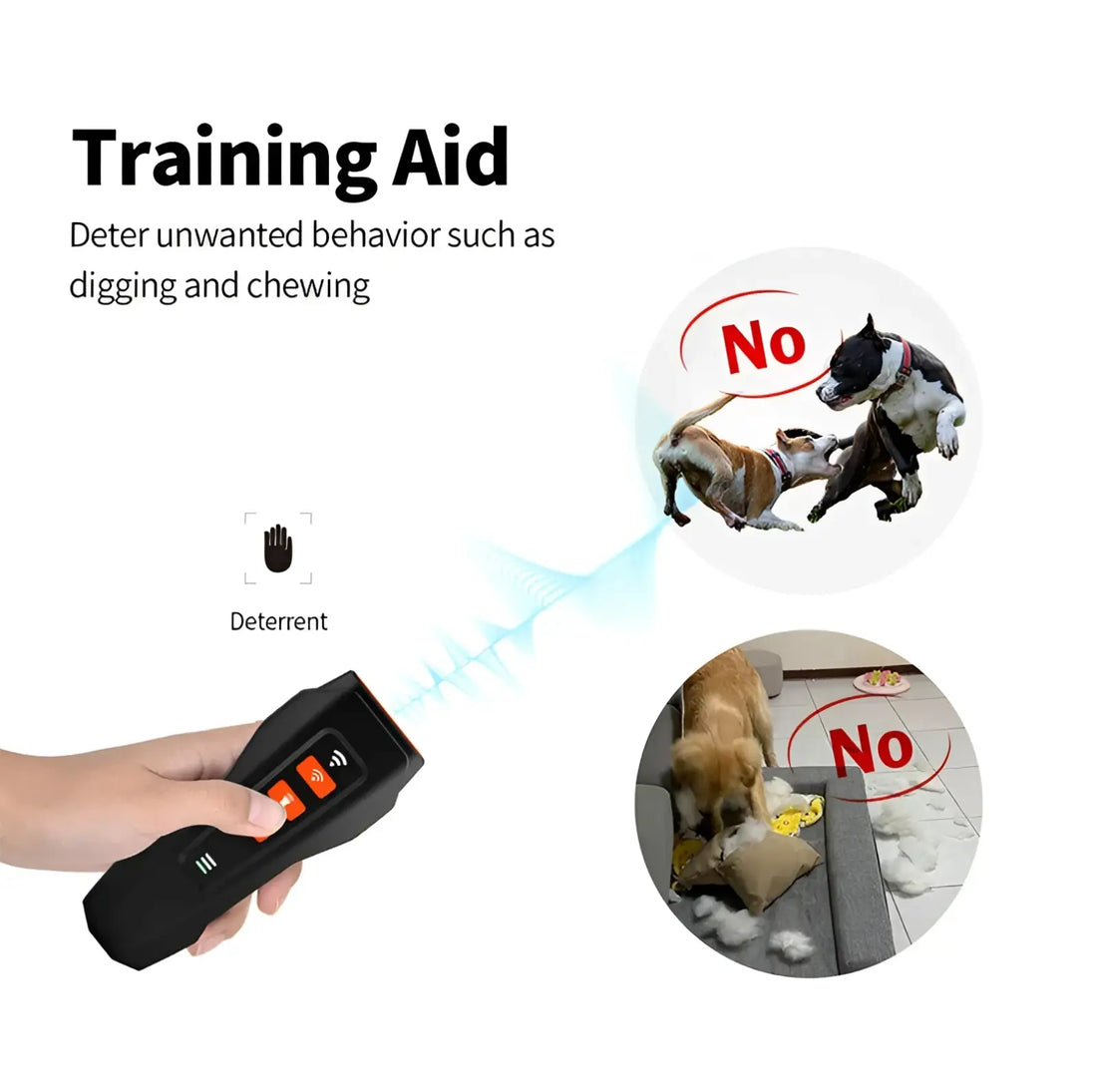 Ultrasonic Dog Barking Deterrent Laser Trainer