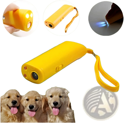 Ultrasonic Dog Trainer and Led Barking Deterrent Flashlight