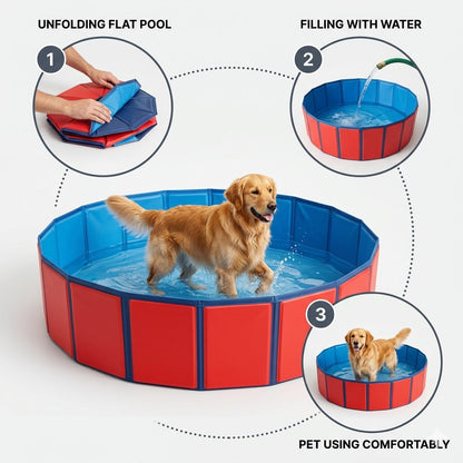 Collapsible Pet Splash &amp; Bath Pool