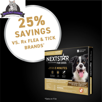 Ultimate 2-Pack Flea &amp; Tick Defense for Dogs 23-44 Lbs - 3-Month Supply for Fast Relief