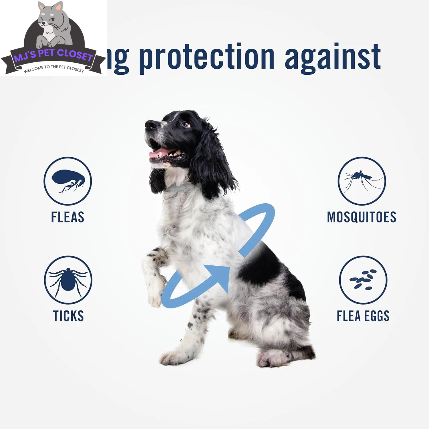 Ultimate Flea &amp; Tick Protection Collar for Dogs - One Size Fits All, Lasts 6 Months