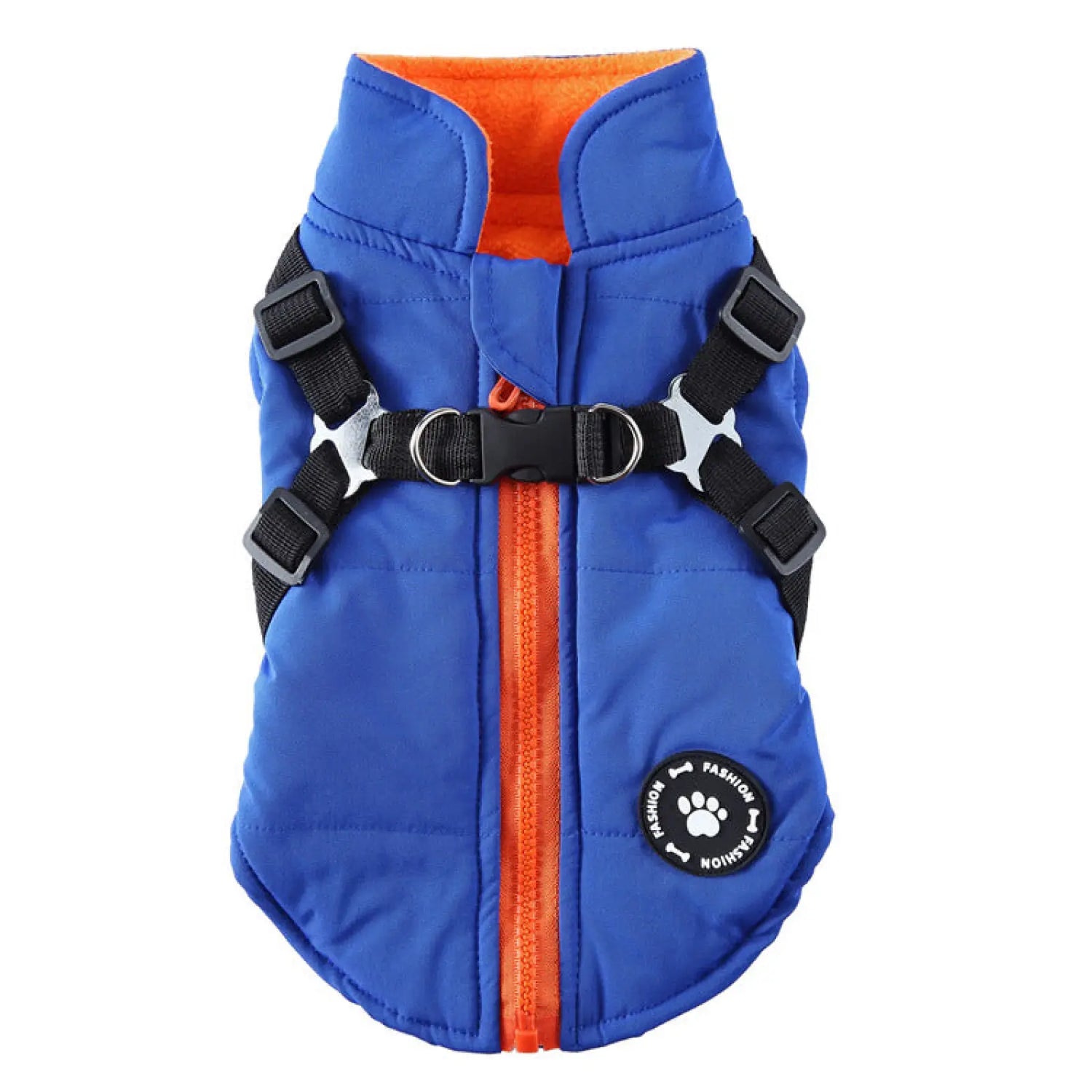 Waterproof Dog Harness Jacket Cotton Padded Coat