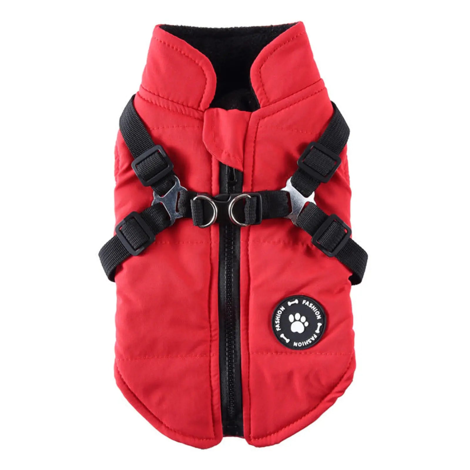 Waterproof Dog Harness Jacket Cotton Padded Coat