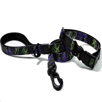 Waterproof Pvc Dog Leash and Collar Set Small