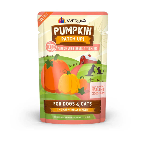 Weruva Pumpkin Patch Up! Pumpkin with Ginger &amp; Turmeric Wet Dog &amp; Cat Pouch (2.8oz)