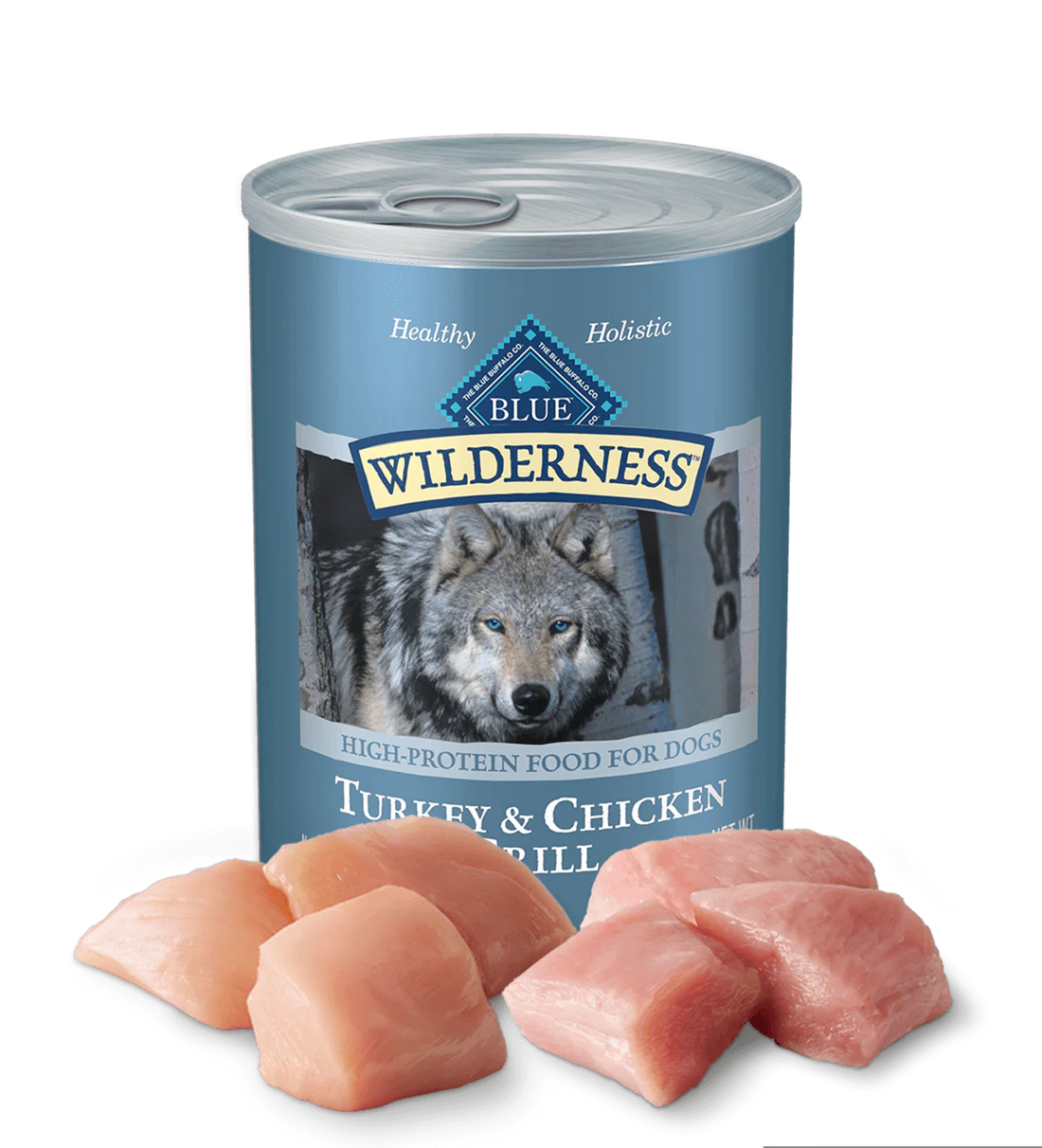 Blue Buffalo Wilderness Turkey &amp; Chicken Grill Wet Dog Cans (12.5oz)