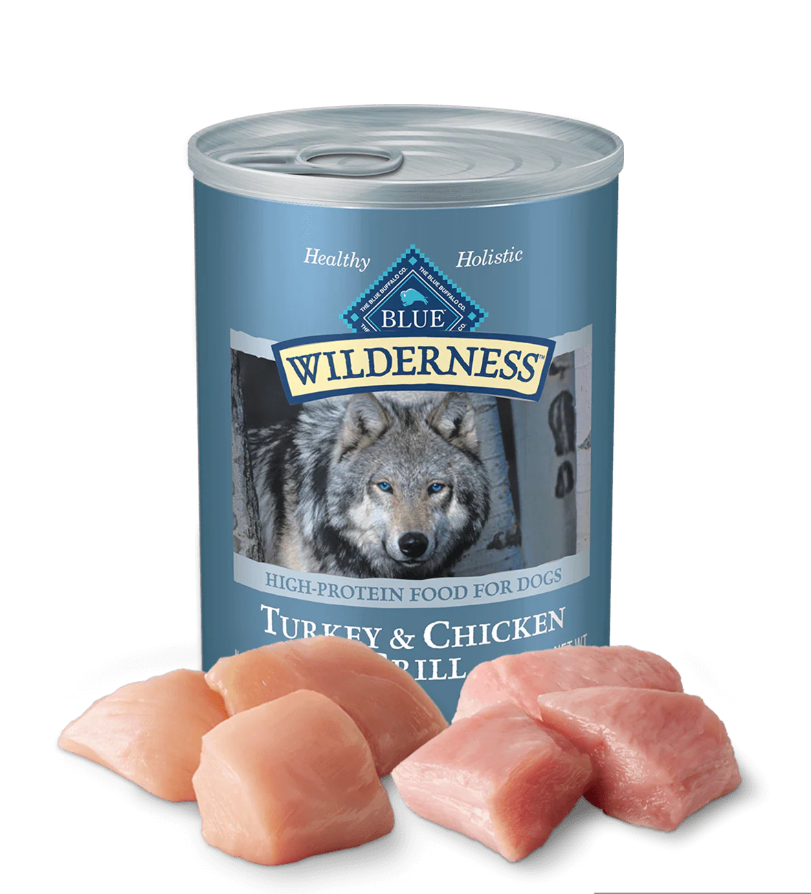 Blue Buffalo Wilderness Turkey &amp; Chicken Grill Wet Dog Cans (12.5oz)