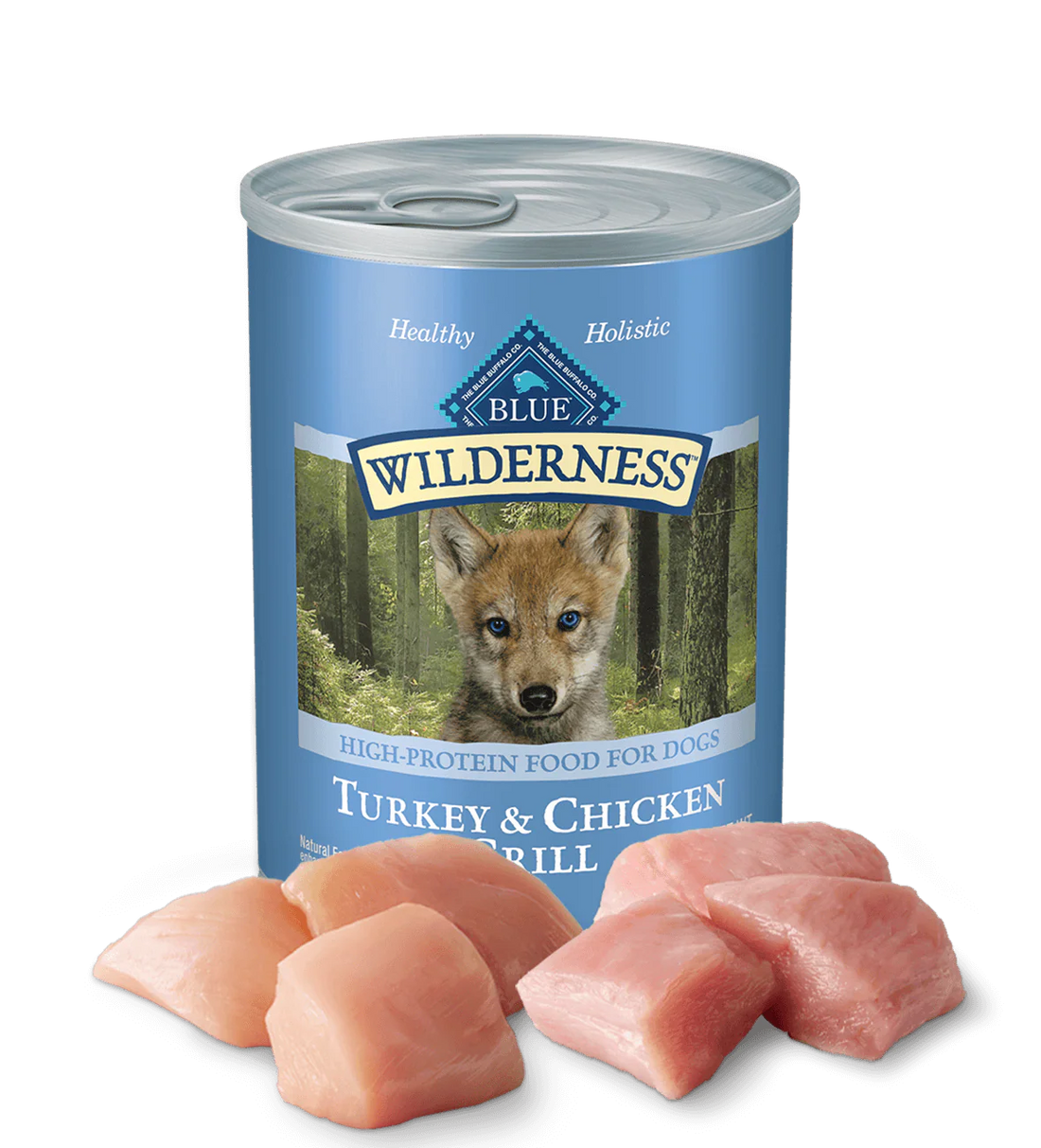 Blue Buffalo Wilderness Puppy Turkey &amp; Chicken Grill Wet Dog Can (12.5oz)